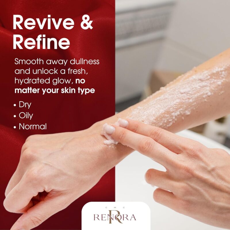 Renora Sugar Touch Natural Body Scrub 250ml – Φυσικό Scrub Σώματος με Ζάχαρη & Έλαια για Βαθιά Απολέπιση & Μεταξένια Απαλότητα - Image 9