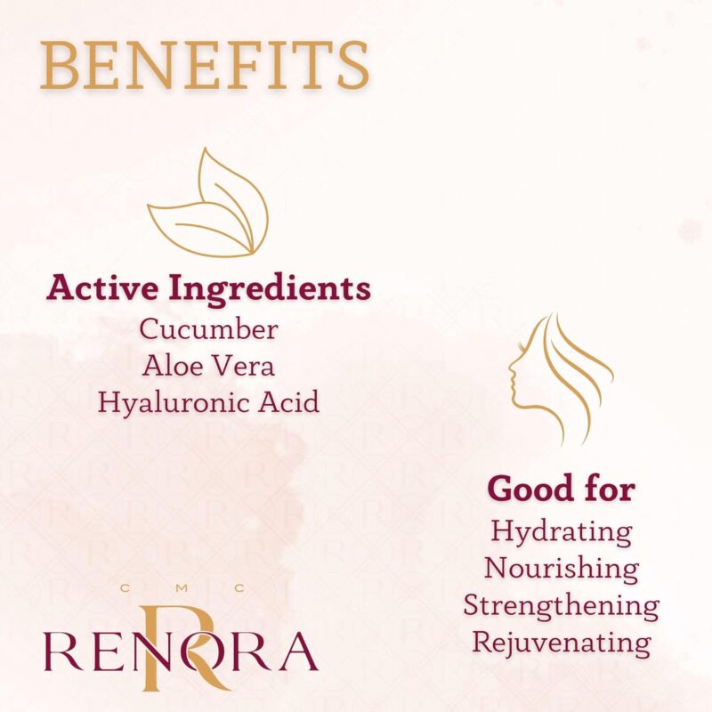 Renora Hydra Skin Ultimate Sleeping Hydrating Face Mask 75ml – Μάσκα Νυκτός για Εντατική Ενυδάτωση & Αναζωογόνηση Προσώπου - Image 4