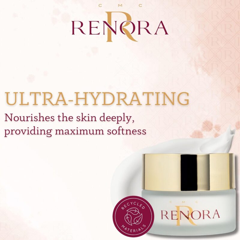 Renora Hydra Skin Ultimate Sleeping Hydrating Face Mask 75ml – Μάσκα Νυκτός για Εντατική Ενυδάτωση & Αναζωογόνηση Προσώπου - Image 2