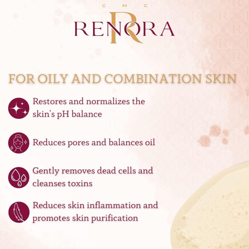 Renora Daily Gentle Cleansing Facial Gel 150ml – Ήπιο Τζελ Καθαρισμού για Εξυγίανση & Λείανση της Επιδερμίδας - Image 4
