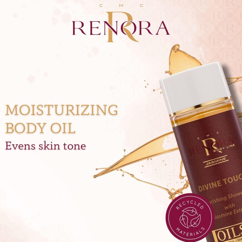 Renora Divine Touch Nourishing Shower Oil 250ml – Θρεπτικό Έλαιο Καθαρισμού για Απαλή & Λαμπερή Επιδερμίδα - Image 4