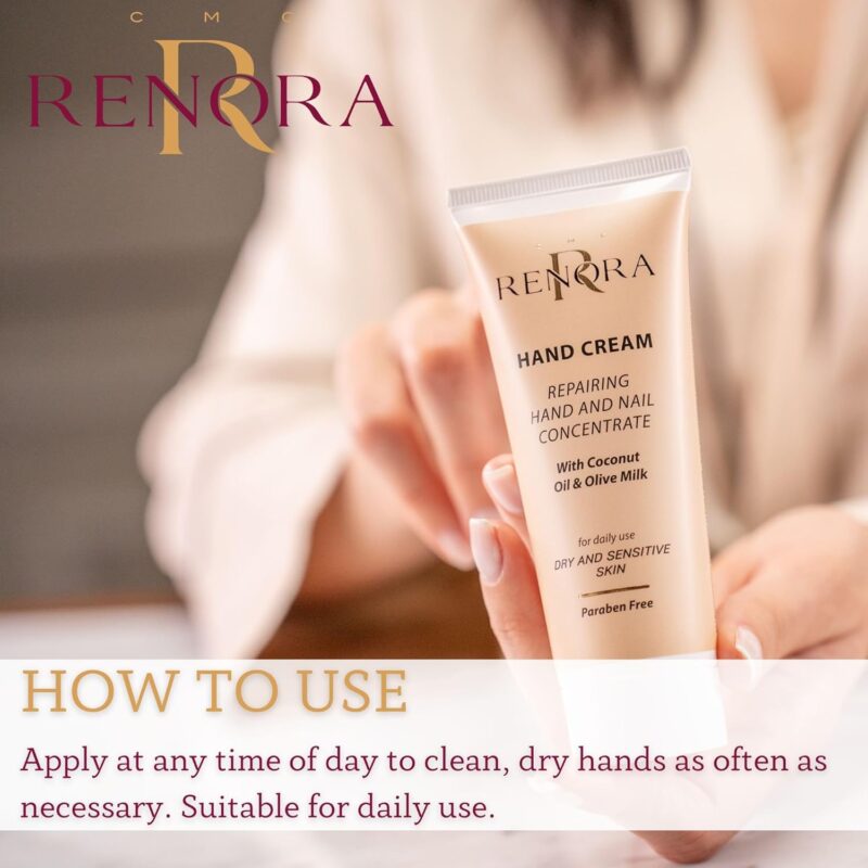 Renora Repairing Hand & Nail Concentrate 75ml – Εντατική Κρέμα Επανόρθωσης για Χέρια & Νύχια - Image 5
