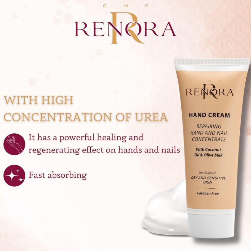 Renora Repairing Hand & Nail Concentrate 75ml – Εντατική Κρέμα Επανόρθωσης για Χέρια & Νύχια - Image 3