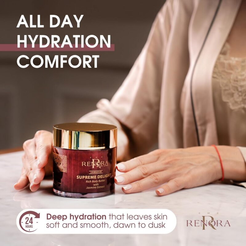 Renora Supreme Delight Rich Body Butter 250ml – Πλούσιο Βούτυρο Σώματος για Εντατική Θρέψη & Μεταξένια Απαλότητα - Image 9