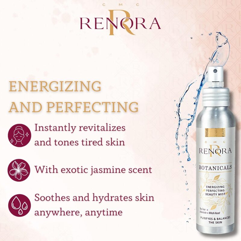 Renora Botanicals Energizing Face Mist 100ml – Τονωτικό Mist Προσώπου με Φυτικά Εκχυλίσματα για Άμεση Αναζωογόνηση & Φρεσκάδα - Image 2