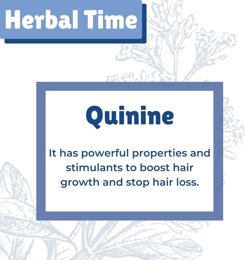 Herbal Time Quinine Hair Water - Enriched 200ml | Ισχυρή Θεραπεία Τριχόπτωσης με Κινίνη & Ενεργά Συστατικά Αναγέννησης - Image 4