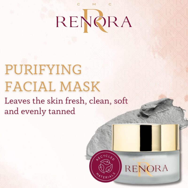 Renora Pure Skin Quick 15-Minute Purifying Face Mask 75ml – Καθαριστική Μάσκα Προσώπου για Ματ Αποτέλεσμα & Εξυγίανση Πόρων - Image 4
