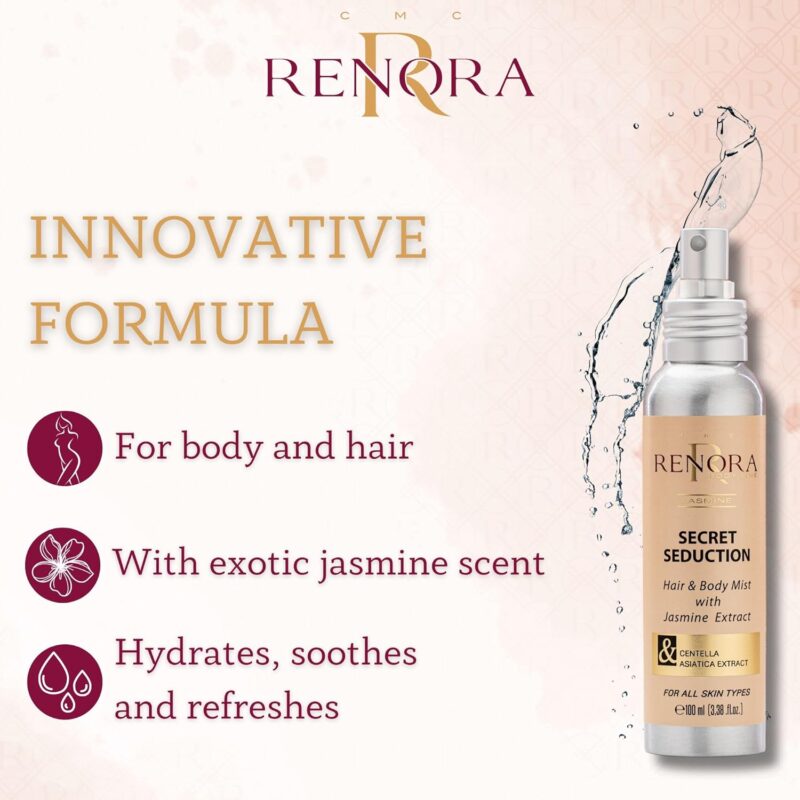 Renora Secret Seduction Hair & Body Mist 200ml – Αρωματικό Mist για Μαλλιά & Σώμα με Αίσθηση Πολυτελούς Σαγήνης - Image 2