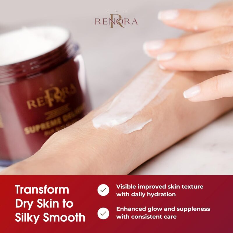 Renora Supreme Delight Rich Body Butter 250ml – Πλούσιο Βούτυρο Σώματος για Εντατική Θρέψη & Μεταξένια Απαλότητα - Image 4