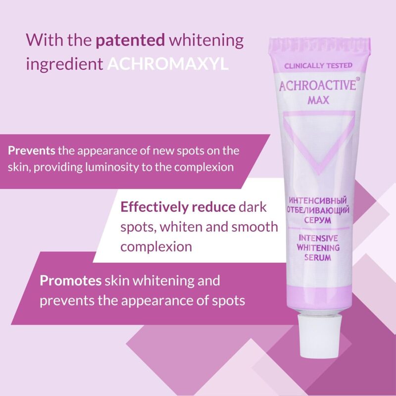 Achroactive Max Whitening Serum 20ml – Εντατικός Ορός Λεύκανσης για Ομοιόμορφο και Λαμπερό Τόνο Δέρματος - Image 6