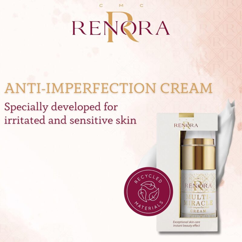 Renora Cream for Skin Imperfections 50ml – Κρέμα Στοχευμένης Δράσης για Ατέλειες & Εξυγίανση της Επιδερμίδας - Image 3