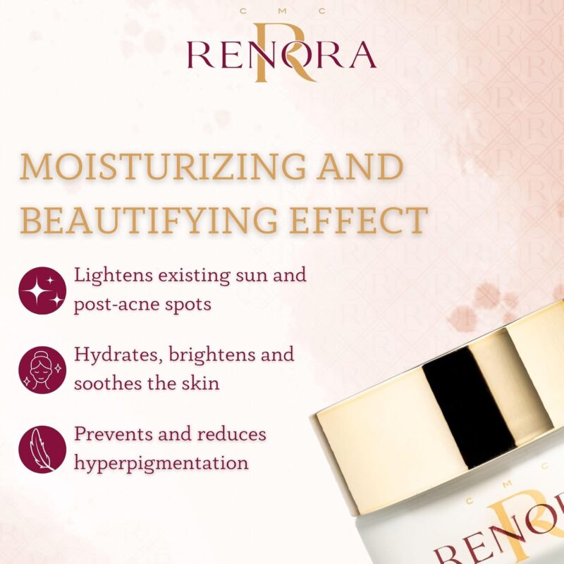 Renora Correcting & Calming Cream-Emulsion 50ml – Καταπραϋντική Ελαφριά Κρέμα για Ερυθρότητα & Δυσανεξία - Image 3