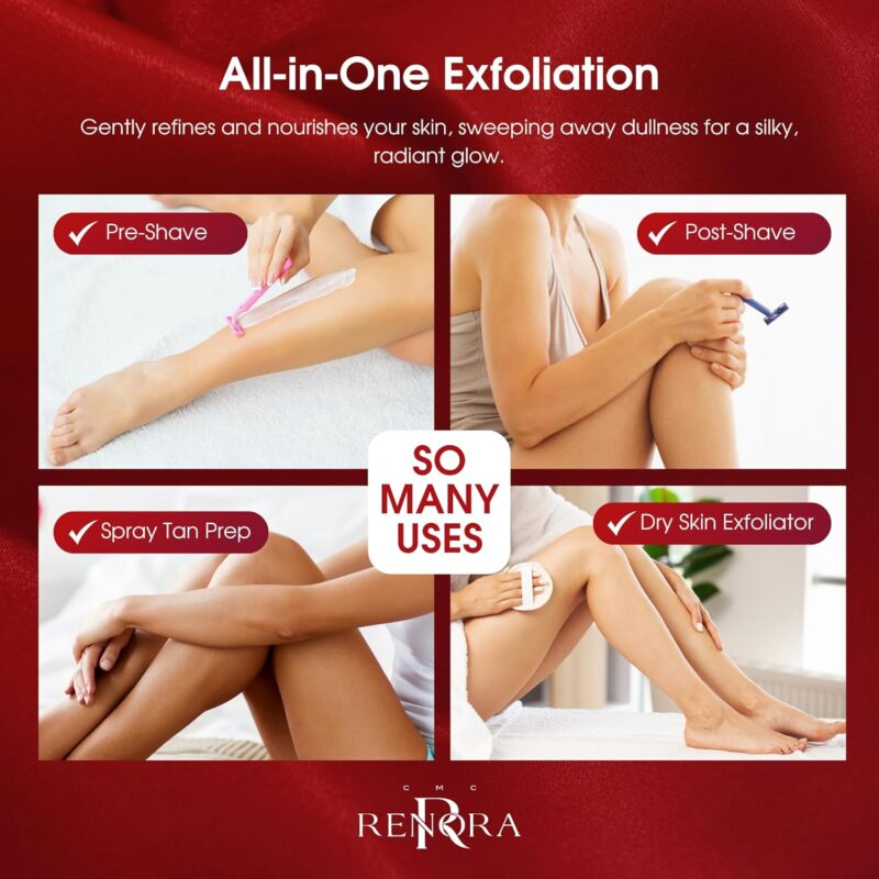 Renora Sugar Touch Natural Body Scrub 250ml – Φυσικό Scrub Σώματος με Ζάχαρη & Έλαια για Βαθιά Απολέπιση & Μεταξένια Απαλότητα - Image 4