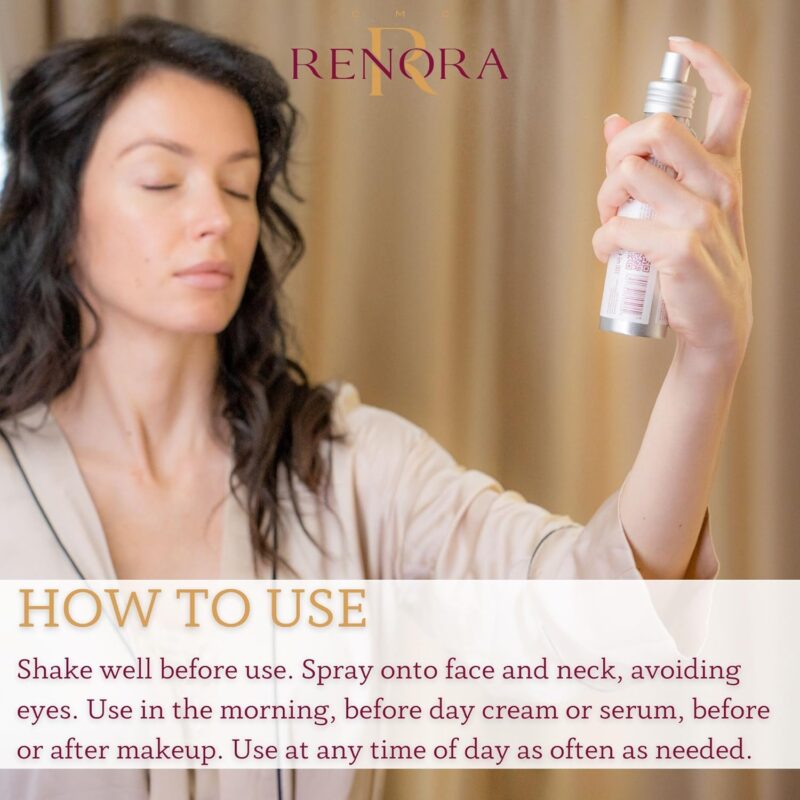Renora Multi-Vitamins Antioxidant Face Mist 100ml – Αντιοξειδωτικό Mist Προσώπου με Πολυβιταμίνες για Φωτεινή & Προστατευμένη Επιδερμίδα - Image 5
