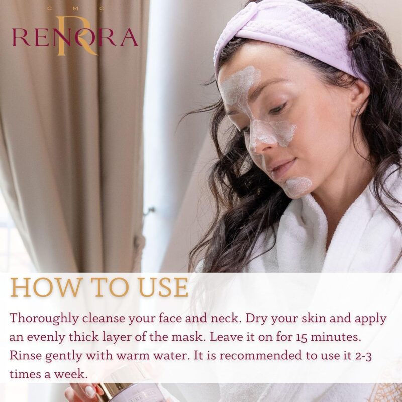 Renora Pure Skin Quick 15-Minute Purifying Face Mask 75ml – Καθαριστική Μάσκα Προσώπου για Ματ Αποτέλεσμα & Εξυγίανση Πόρων - Image 5