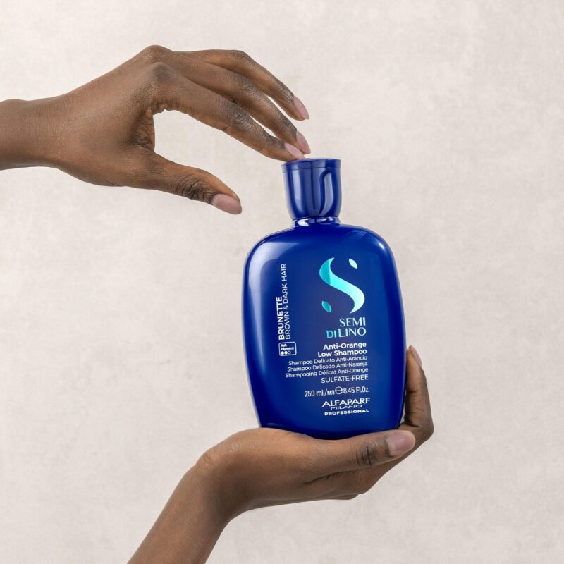 Alfaparf Milano Semi di Lino Anti-Orange Low Shampoo 250ml – Σαμπουάν Ήπιου Καθαρισμού για Εξουδετέρωση Πορτοκαλί Τόνων - Image 3