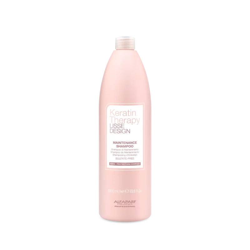 Alfaparf Milano Keratin Therapy Lisse Design Maintenance Shampoo 1000 ml – Gentle Σαμπουάν Διάρκειας & Λείανσης μετά τη θεραπεία κερατίνης