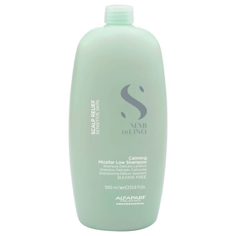 Alfaparf Milano Semi di Lino Scalp Relief Calming Micellar Low Shampoo 1000ml – Καταπραϋντικό Σαμπουάν με Μικκυλιακή Τεχνολογία για Ευαίσθητο Τριχωτό