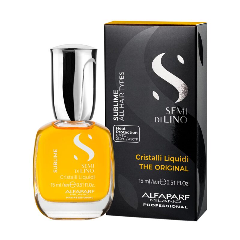 Alfaparf Milano Semi di Lino Cristalli Liquidi The Original 15ml – Ορός Λάμψης για Απόλυτα Λαμπερά & Μεταξένια Μαλλιά