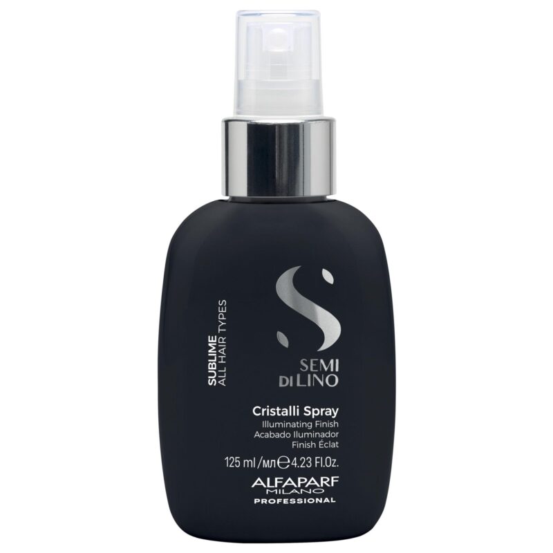 Alfaparf Milano Semi di Lino Sublime Cristalli Spray 125ml – Λαμπερό Spray Φινιρίσματος με Κρυστάλλους για Μεταξένια Μαλλιά