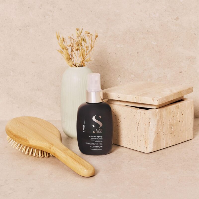 Alfaparf Milano Semi di Lino Sublime Cristalli Spray 125ml – Λαμπερό Spray Φινιρίσματος με Κρυστάλλους για Μεταξένια Μαλλιά - Image 4
