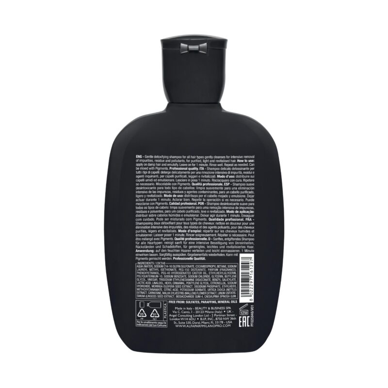 Alfaparf Milano Semi Di Lino Sublime Detoxifying Low Shampoo 250ml – Σαμπουάν Απαλής Καθαριστικής Δράσης & Αποτοξίνωσης - Image 2