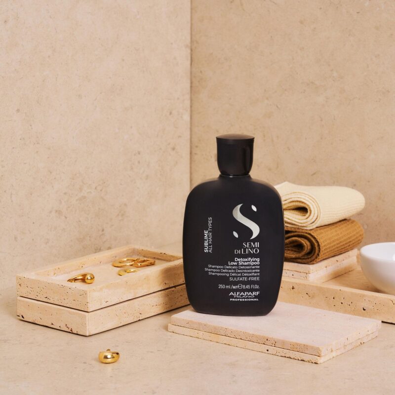 Alfaparf Milano Semi Di Lino Sublime Detoxifying Low Shampoo 250ml – Σαμπουάν Απαλής Καθαριστικής Δράσης & Αποτοξίνωσης - Image 5