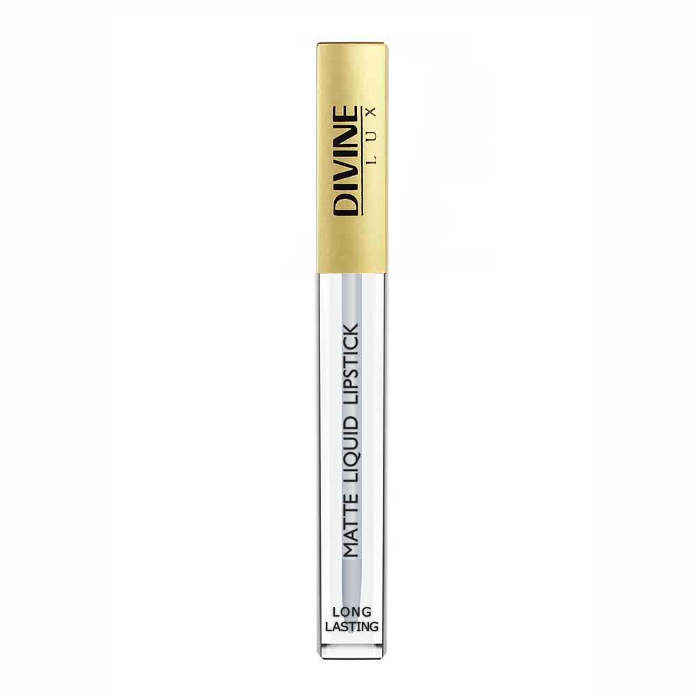 Divine Lux Matte Liquid Lipstick Long Lasting No19 - Transparent Matte