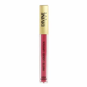 Divine Lux Matte Liquid Lipstick No.04 – Ματ Κραγιόν Υγρής Μορφής με Μακρά Διάρκεια & Βελούδινο Φινίρισμα