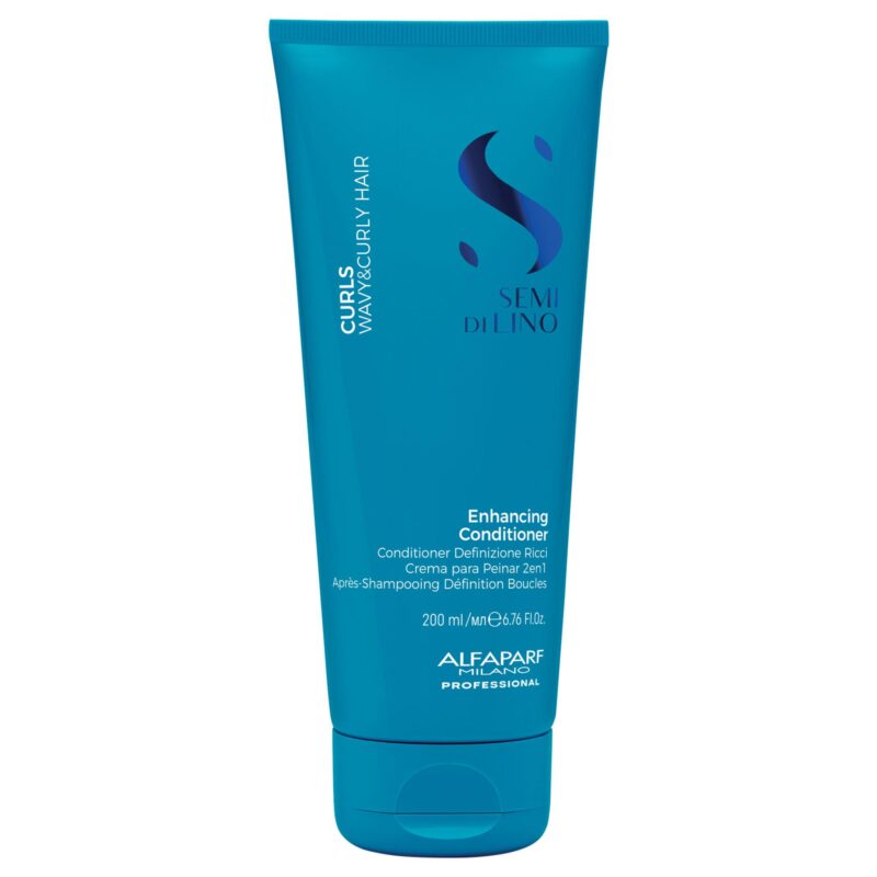 Alfaparf Milano Semi di Lino Curls Enhancing Conditioner 200ml – Μαλακτική Κρέμα Ενυδάτωσης & Ορισμού για Μπούκλες
