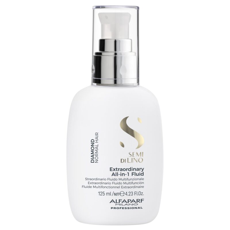 Alfaparf Milano Semi di Lino Diamond Extraordinary All-in-1 Fluid 125ml – Πολυλειτουργικό Fluid Λάμψης & Προστασίας για Θαμπά Μαλλιά