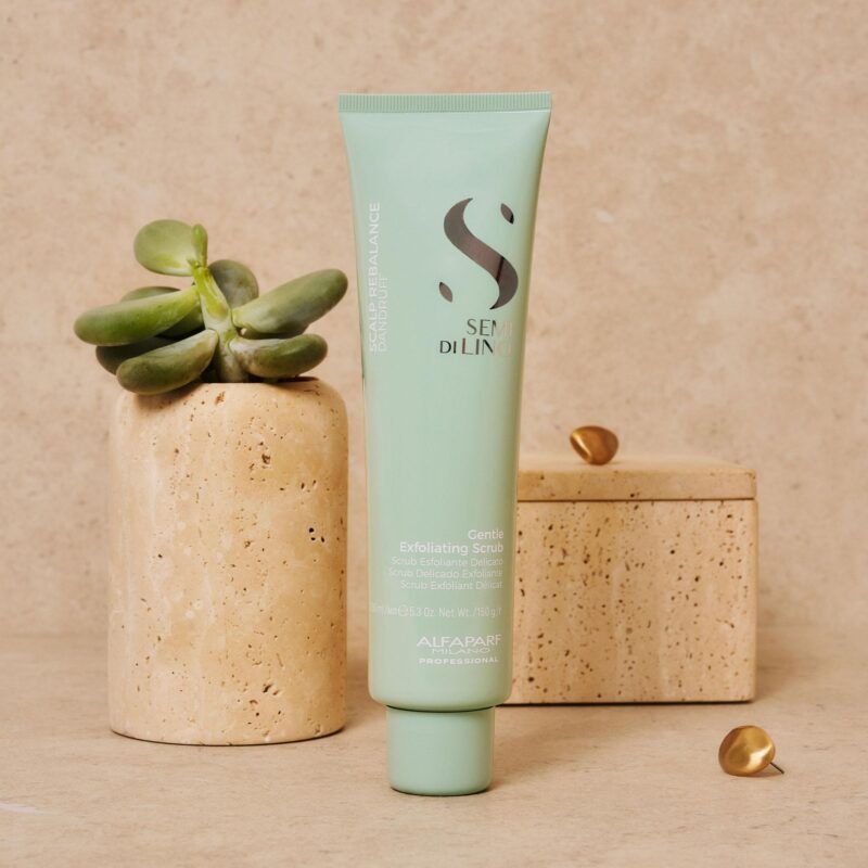 Alfaparf Milano Semi di Lino Scalp Rebalance Gentle Exfoliating Scrub 150ml – Απαλό Απολεπιστικό Scrub για Ισορροπημένο Τριχωτό - Image 5
