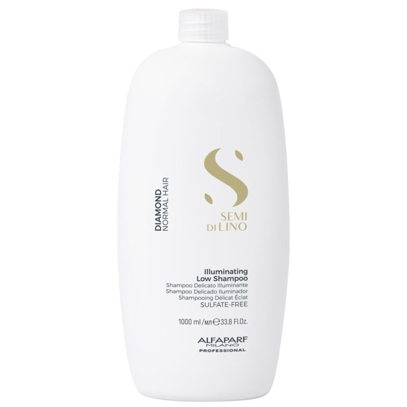 Alfaparf Milano Semi di Lino Diamond Illuminating Low Shampoo 1000ml – Ήπιο Σαμπουάν Λάμψης για Θαμπά & Άτονα Μαλλιά