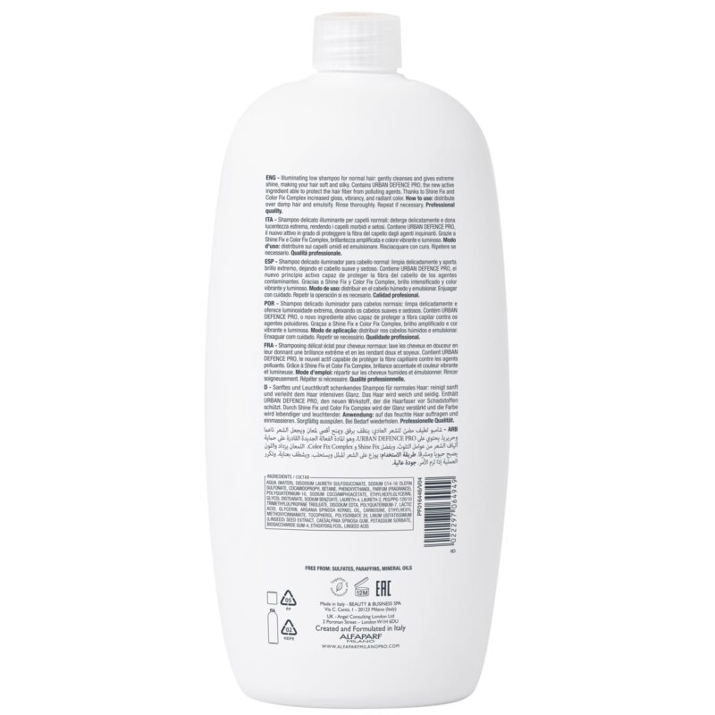 Alfaparf Milano Semi di Lino Diamond Illuminating Low Shampoo 1000ml – Ήπιο Σαμπουάν Λάμψης για Θαμπά & Άτονα Μαλλιά - Image 2