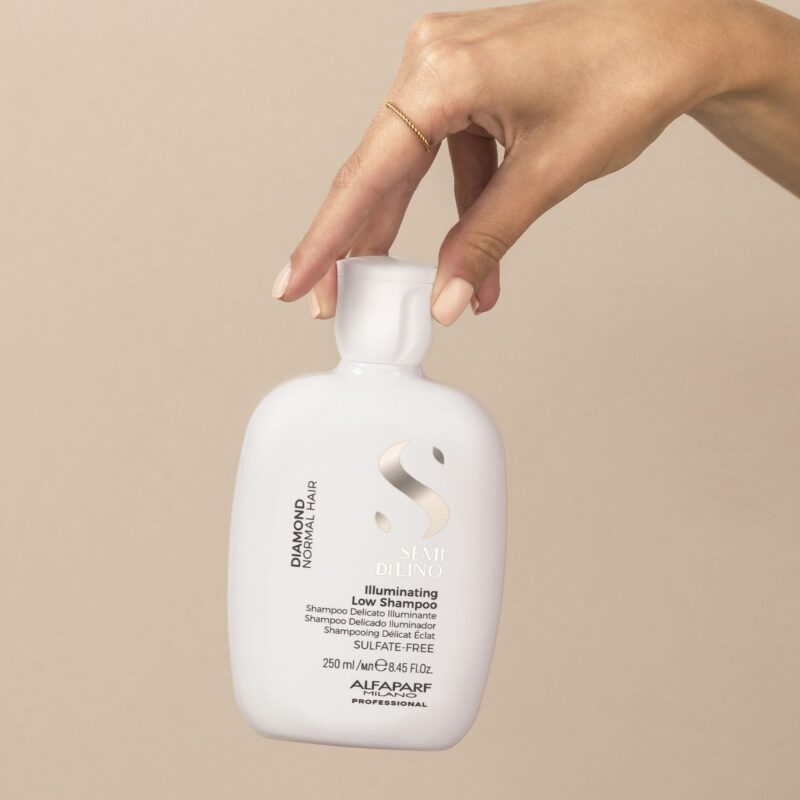 Alfaparf Milano Semi di Lino Diamond Illuminating Low Shampoo 250ml – Ήπιο Σαμπουάν Λάμψης για Θαμπά & Άτονα Μαλλιά - Image 3