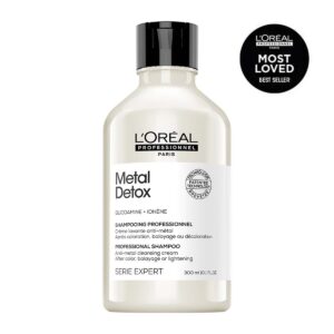 L’Oréal Professionnel Serie Expert Metal Detox Σαμπουάν Κατά των Μεταλλικών Στοιχείων 300ml – Καθαρισμός & Προστασία από τα Μέταλλα για Δυνατά, Λαμπερά Μαλλιά