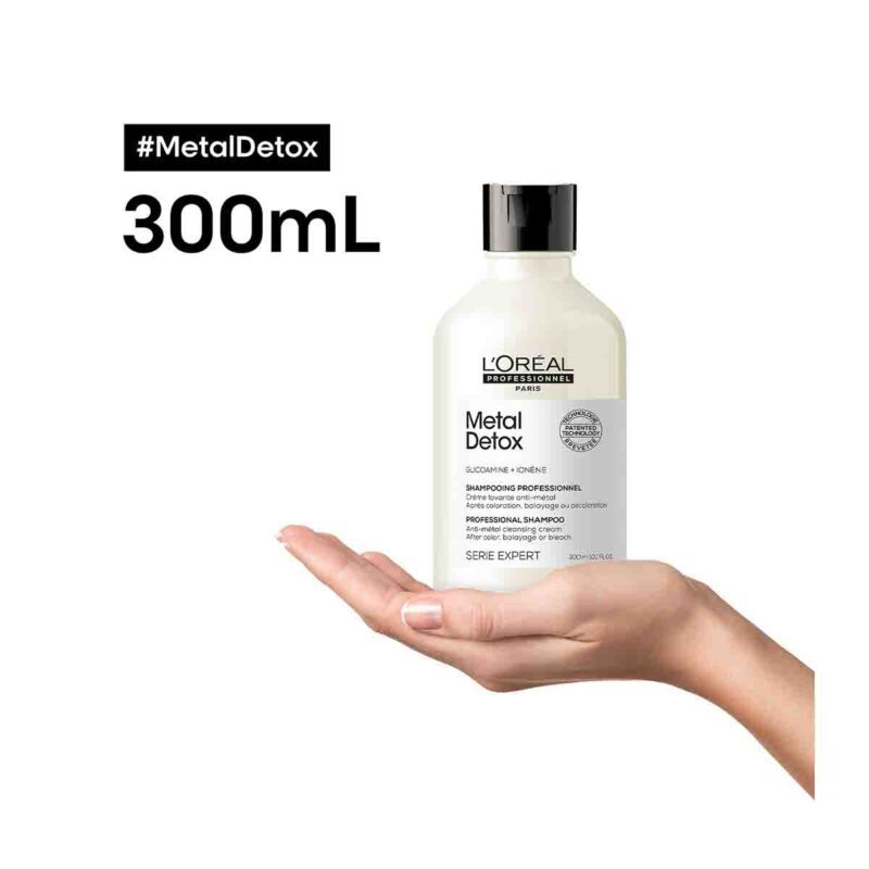 L’Oréal Professionnel Serie Expert Metal Detox Σαμπουάν Κατά των Μεταλλικών Στοιχείων 300ml – Καθαρισμός & Προστασία από τα Μέταλλα για Δυνατά, Λαμπερά Μαλλιά - Image 5