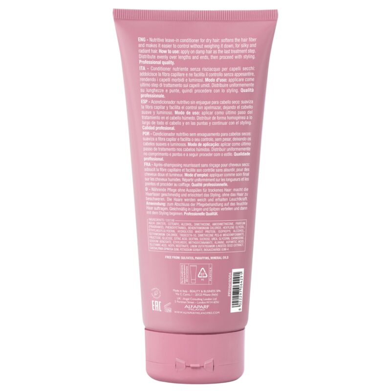 Alfaparf Semi di Lino Moisture Nutritive Leave-In Conditioner 200ml – Κρέμα Ενυδάτωσης Χωρίς Ξέβγαλμα για Ξηρά Μαλλιά - Image 2