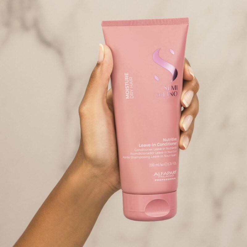 Alfaparf Semi di Lino Moisture Nutritive Leave-In Conditioner 200ml – Κρέμα Ενυδάτωσης Χωρίς Ξέβγαλμα για Ξηρά Μαλλιά - Image 3