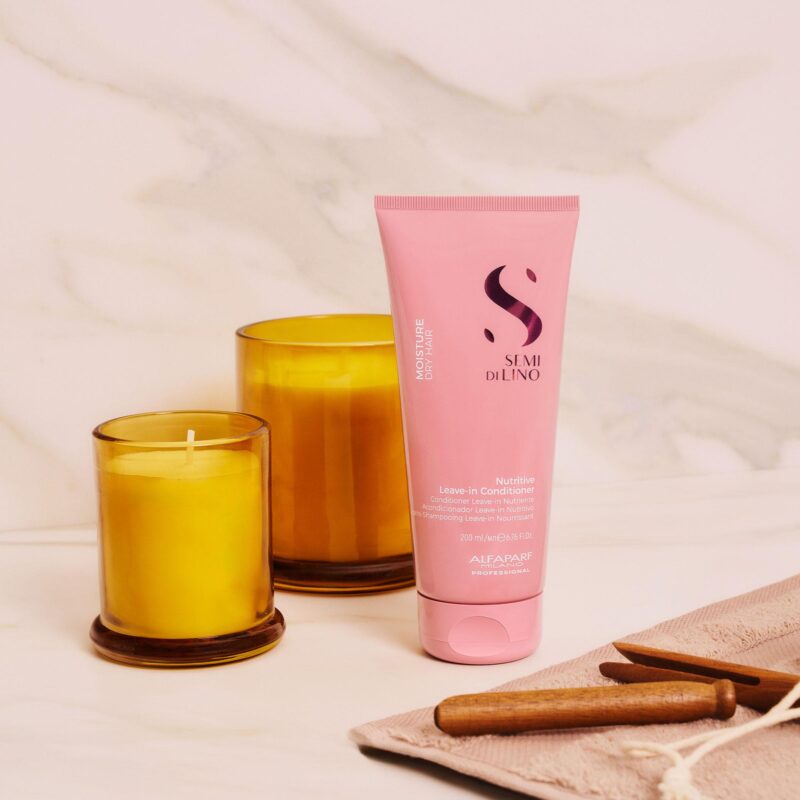 Alfaparf Semi di Lino Moisture Nutritive Leave-In Conditioner 200ml – Κρέμα Ενυδάτωσης Χωρίς Ξέβγαλμα για Ξηρά Μαλλιά - Image 5