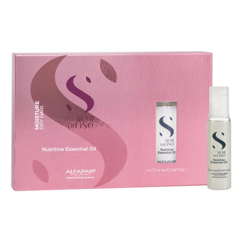 lfaparf Semi di Lino Moisture Nutritive Essential Oil (6x13ml) – Εντατική Θεραπεία Ενυδάτωσης για Ξηρά & Αφυδατωμένα Μαλλιά