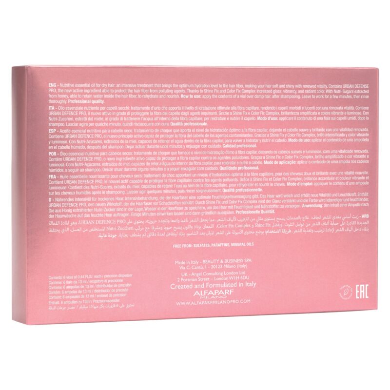 lfaparf Semi di Lino Moisture Nutritive Essential Oil (6x13ml) – Εντατική Θεραπεία Ενυδάτωσης για Ξηρά & Αφυδατωμένα Μαλλιά - Image 2