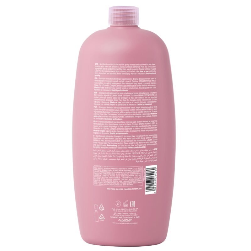 Alfaparf Semi di Lino Moisture Nutritive Low Shampoo 1000ml – Ήπιο Σαμπουάν Ενυδάτωσης & Θρέψης για Ξηρά Μαλλιά - Image 2