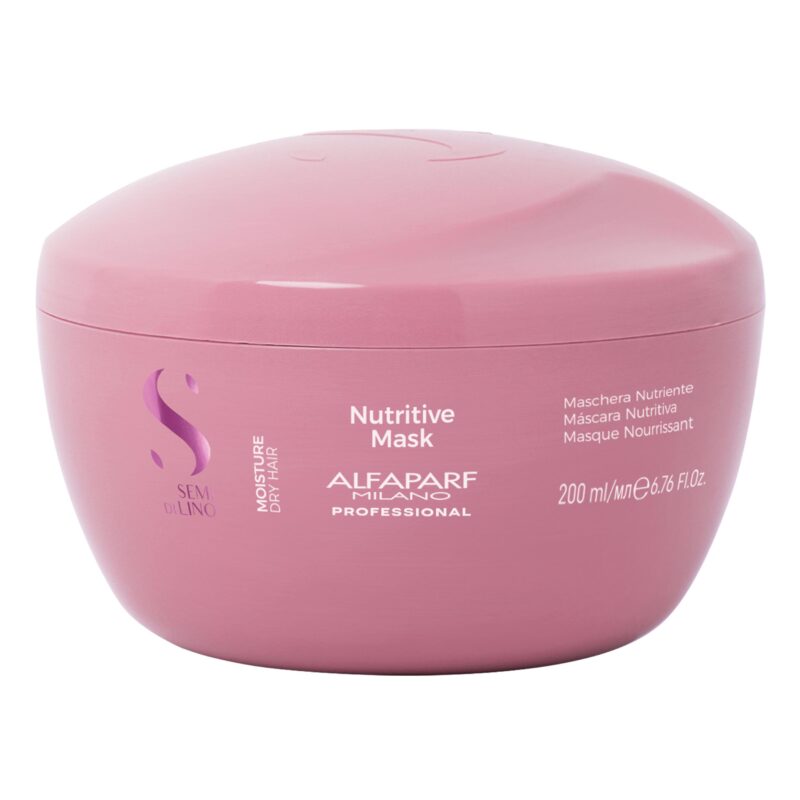 Alfaparf Semi di Lino Moisture Nutritive Mask 200ml – Εντατική Μάσκα Θρέψης & Ενυδάτωσης για Ξηρά Μαλλιά