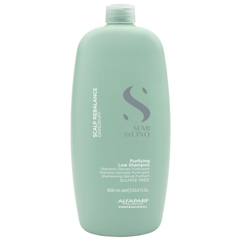 Alfaparf Milano Semi di Lino Scalp Rebalance Purifying Low Shampoo 1000ml – Εξισορροπητικό Σαμπουάν Καθαρισμού κατά της Πιτυρίδας & της Λιπαρότητας
