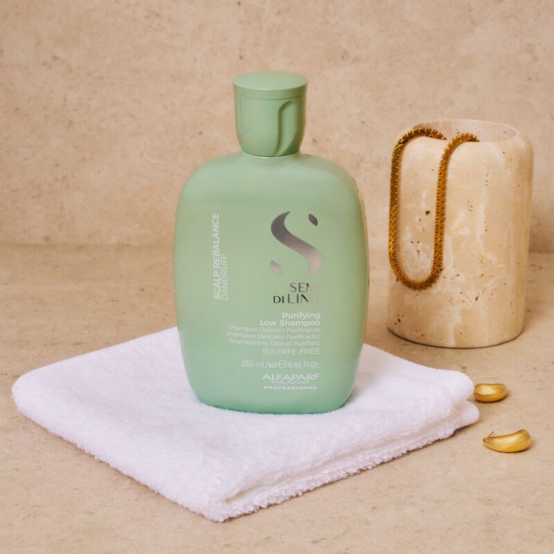 Alfaparf Milano Semi di Lino Scalp Rebalance Purifying Low Shampoo 250ml – Εξισορροπητικό Σαμπουάν Καθαρισμού κατά της Πιτυρίδας & της Λιπαρότητας - Image 6