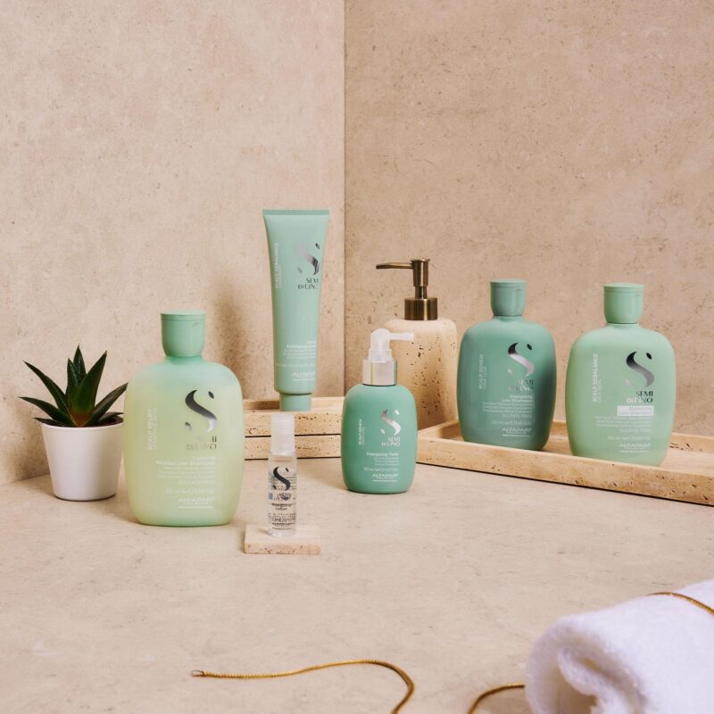 Alfaparf Milano Semi di Lino Scalp Rebalance Gentle Exfoliating Scrub 150ml – Απαλό Απολεπιστικό Scrub για Ισορροπημένο Τριχωτό - Image 6