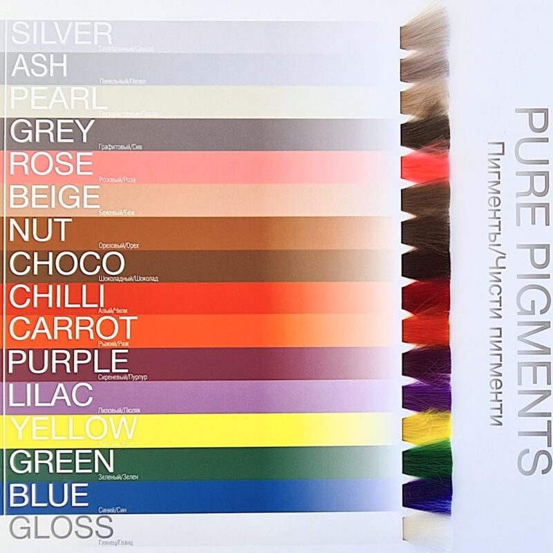 Ημιμόνιμες Βαφές Μαλλιών Nut – Καρυδί Pure Pigments 100ml Spa Master Professional - Image 2