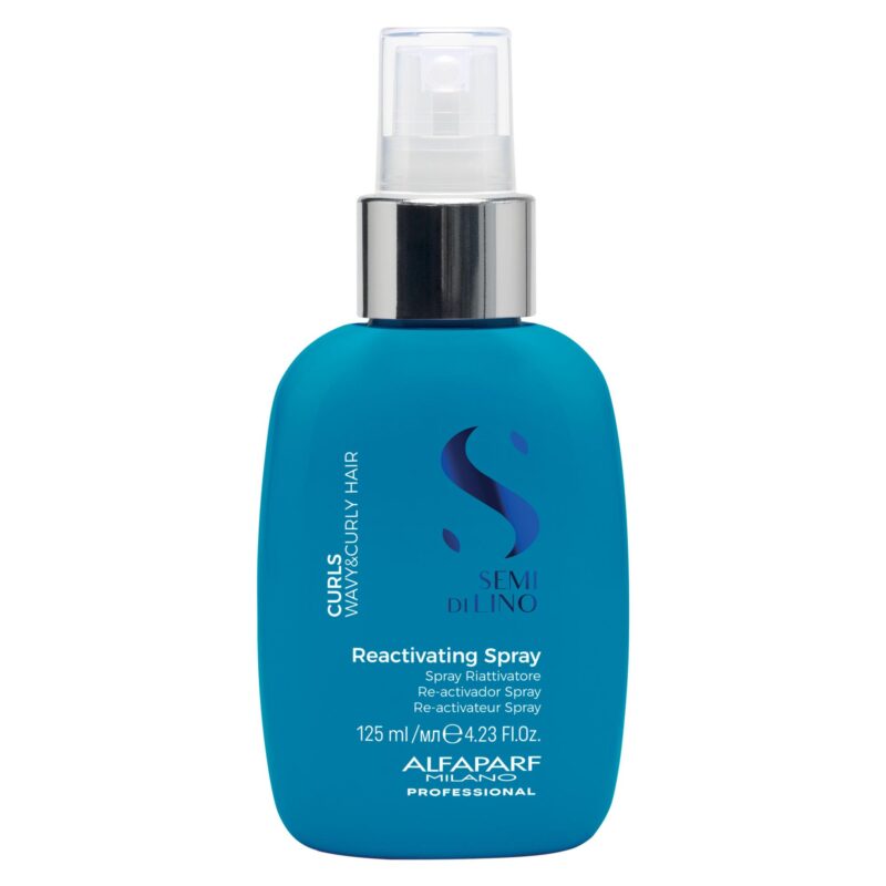 Alfaparf Milano Semi di Lino Curls Reactivating Spray 125ml – Επαναδραστηριοποιητικό Spray για Αναζωογόνηση Μπούκλας & Έλεγχο Φριζαρίσματος