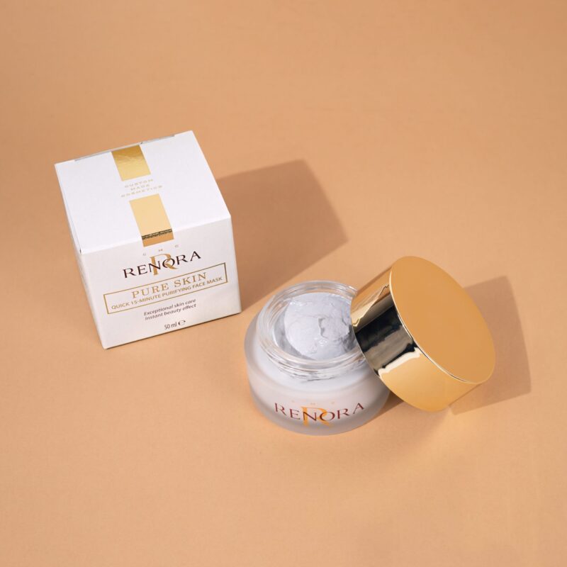 Renora Pure Skin Quick 15-Minute Purifying Face Mask 75ml – Καθαριστική Μάσκα Προσώπου για Ματ Αποτέλεσμα & Εξυγίανση Πόρων - Image 8